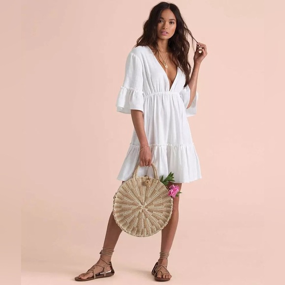 Billabong x Sincerely Jules Lovers Wish Dress - White - Picture 2 of 7